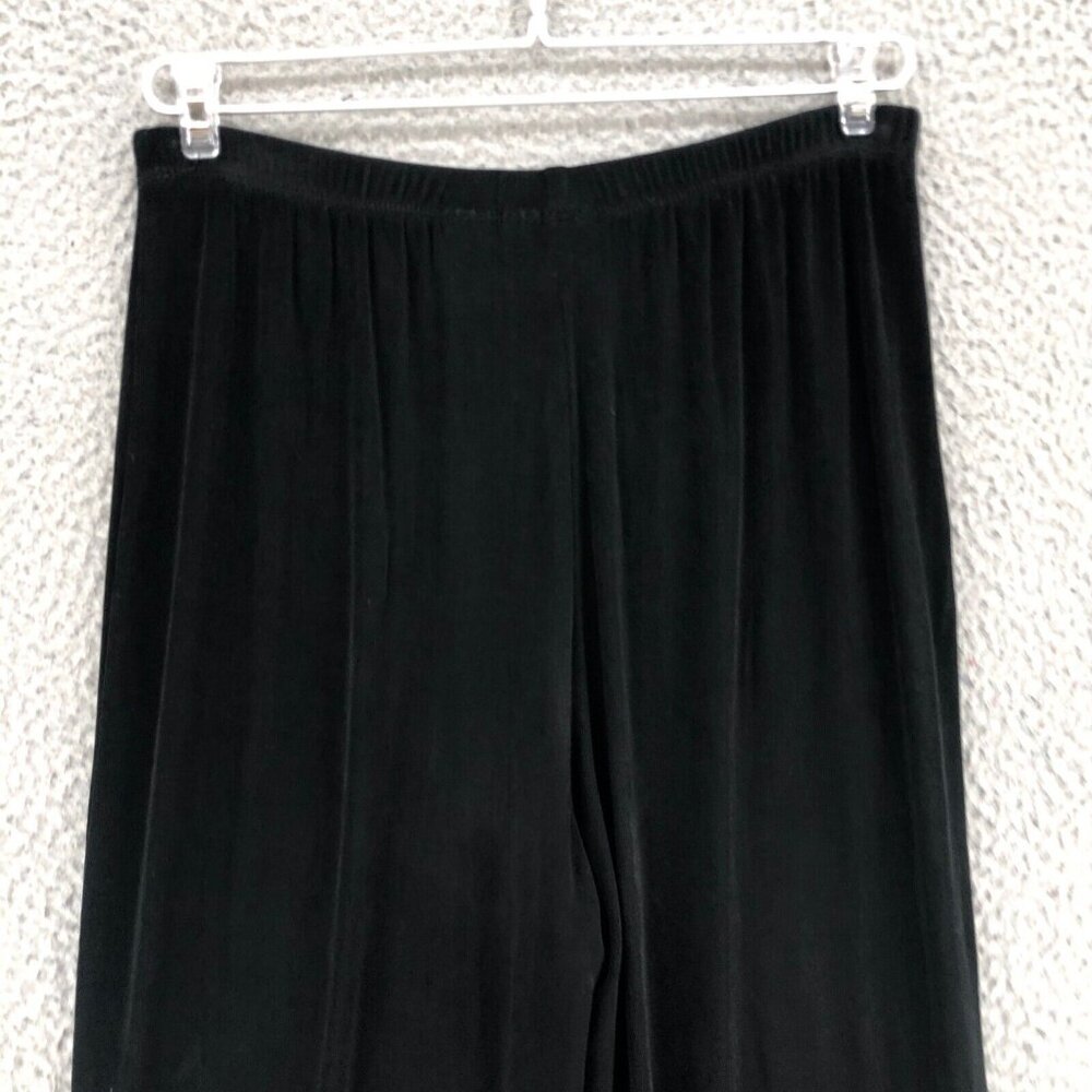 Chicos Pants Womens 1 US 8 Black Travelers Pull On Stretch Ankle Straight Leg - Picture 4 of 11